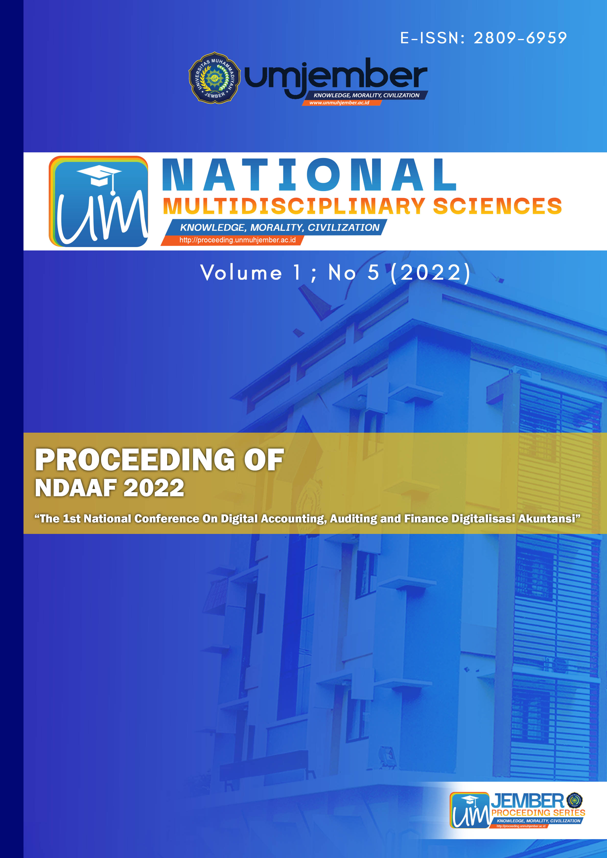 					View Vol. 1 No. 5 (2022): Proceedings NDAAF 2022
				